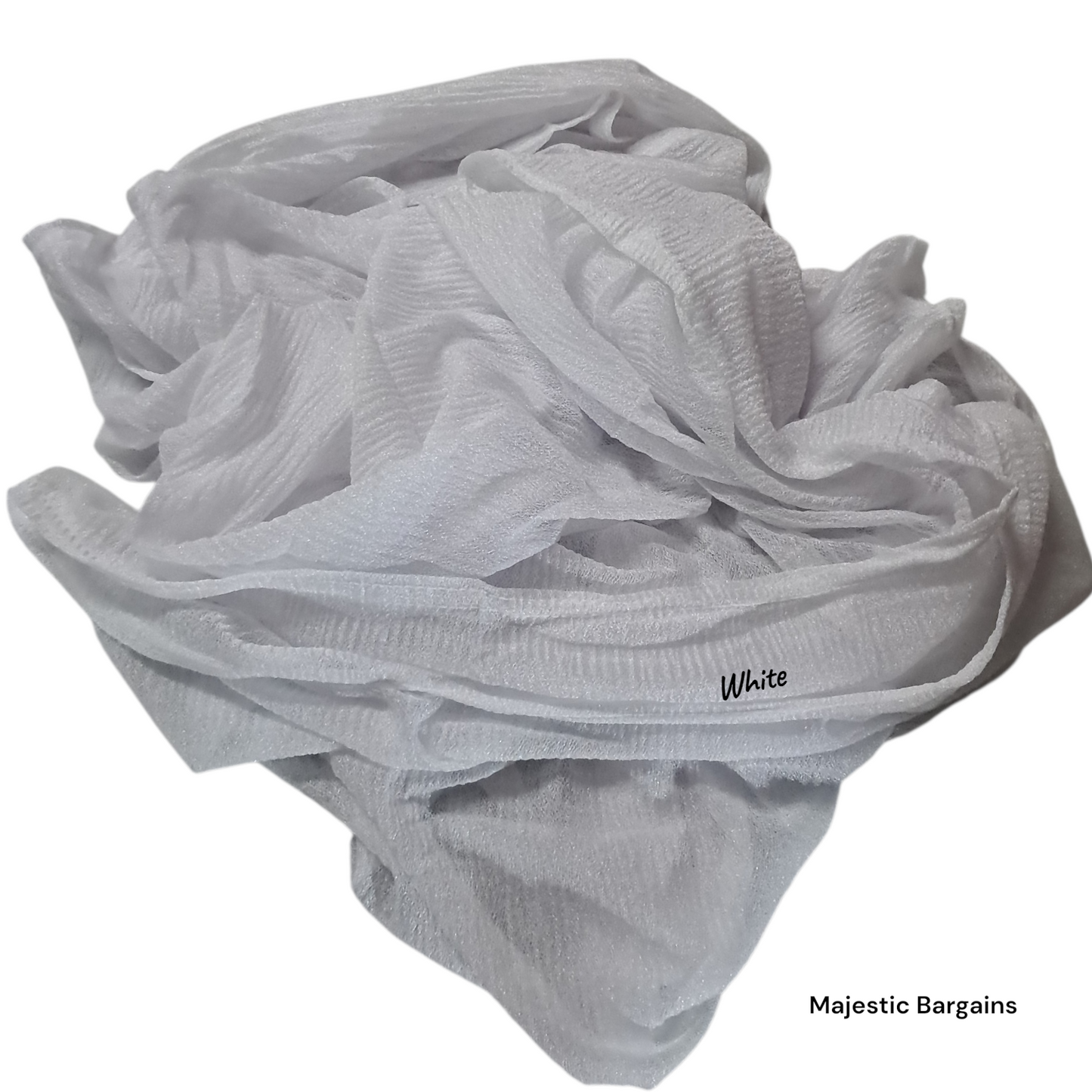 SHIMMER POLYESTER SCARF