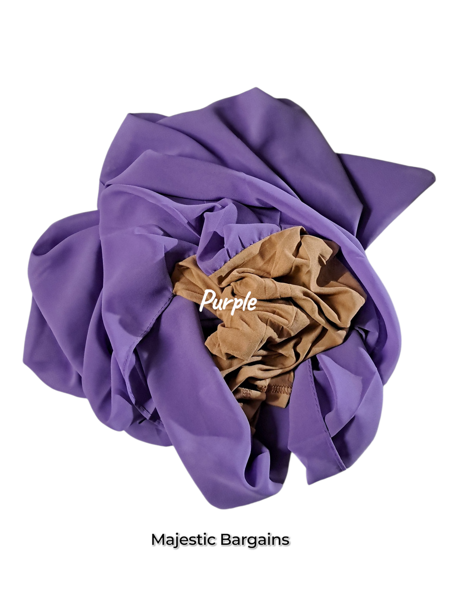 INSTANT CHIFFON WITH UNDERCAP ATTACHED