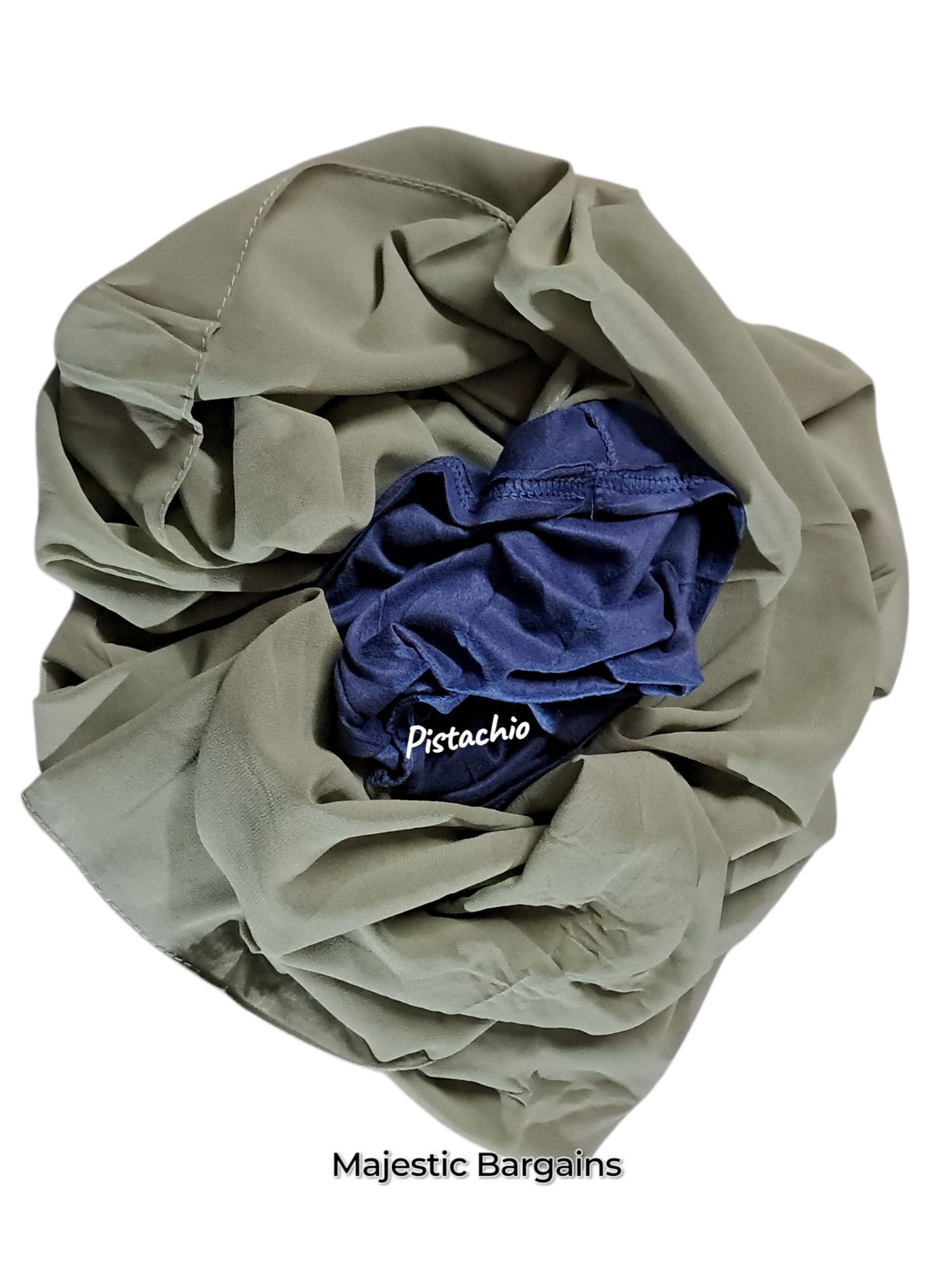 INSTANT CHIFFON WITH UNDERCAP ATTACHED