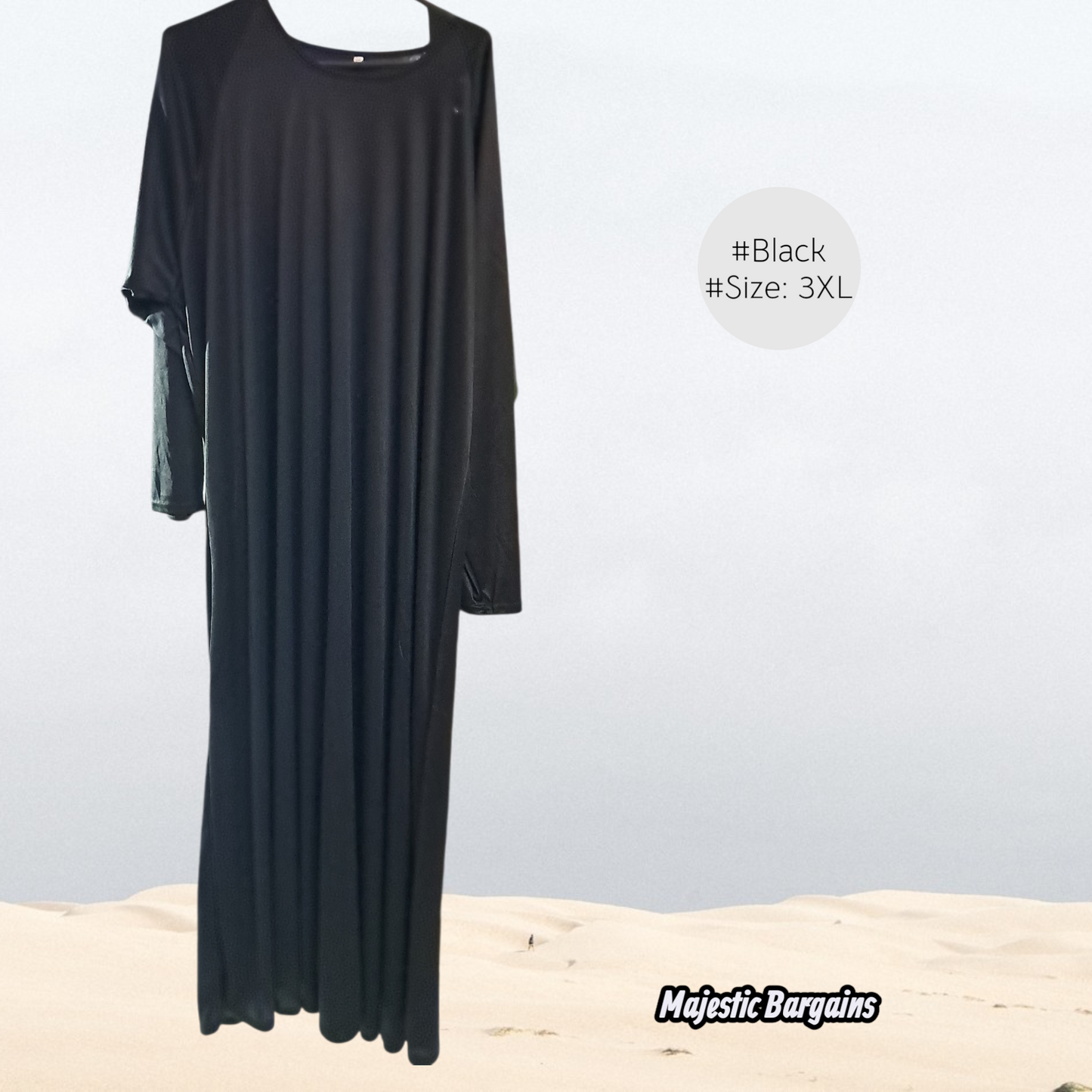 TRILOBAL A-LINE ABAYAH DRESS