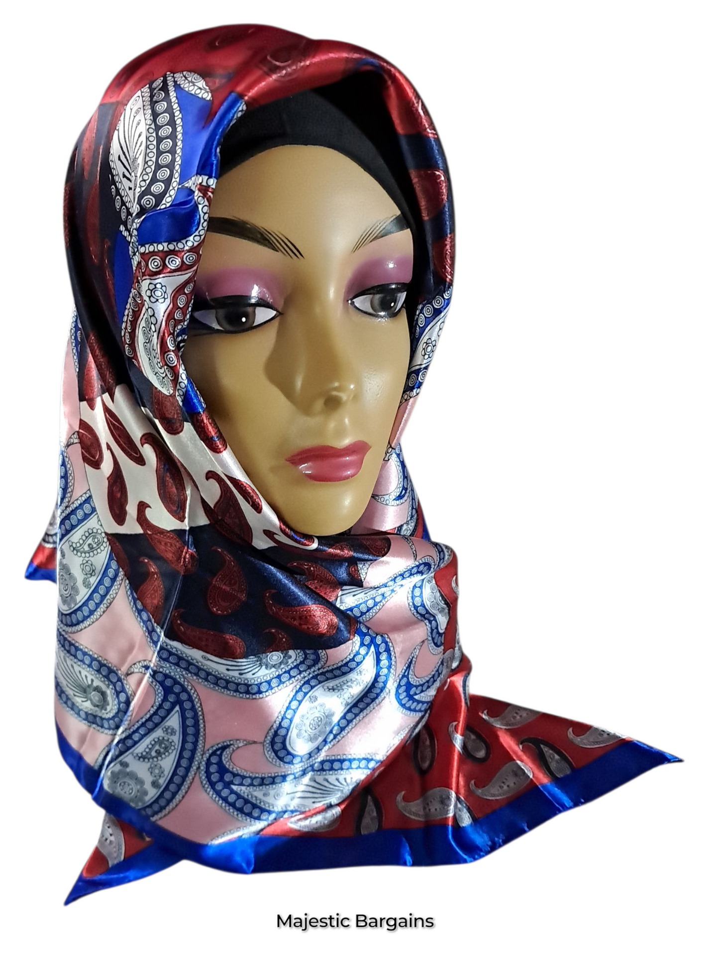 PRINTED SILK SQUARE 90X90cm