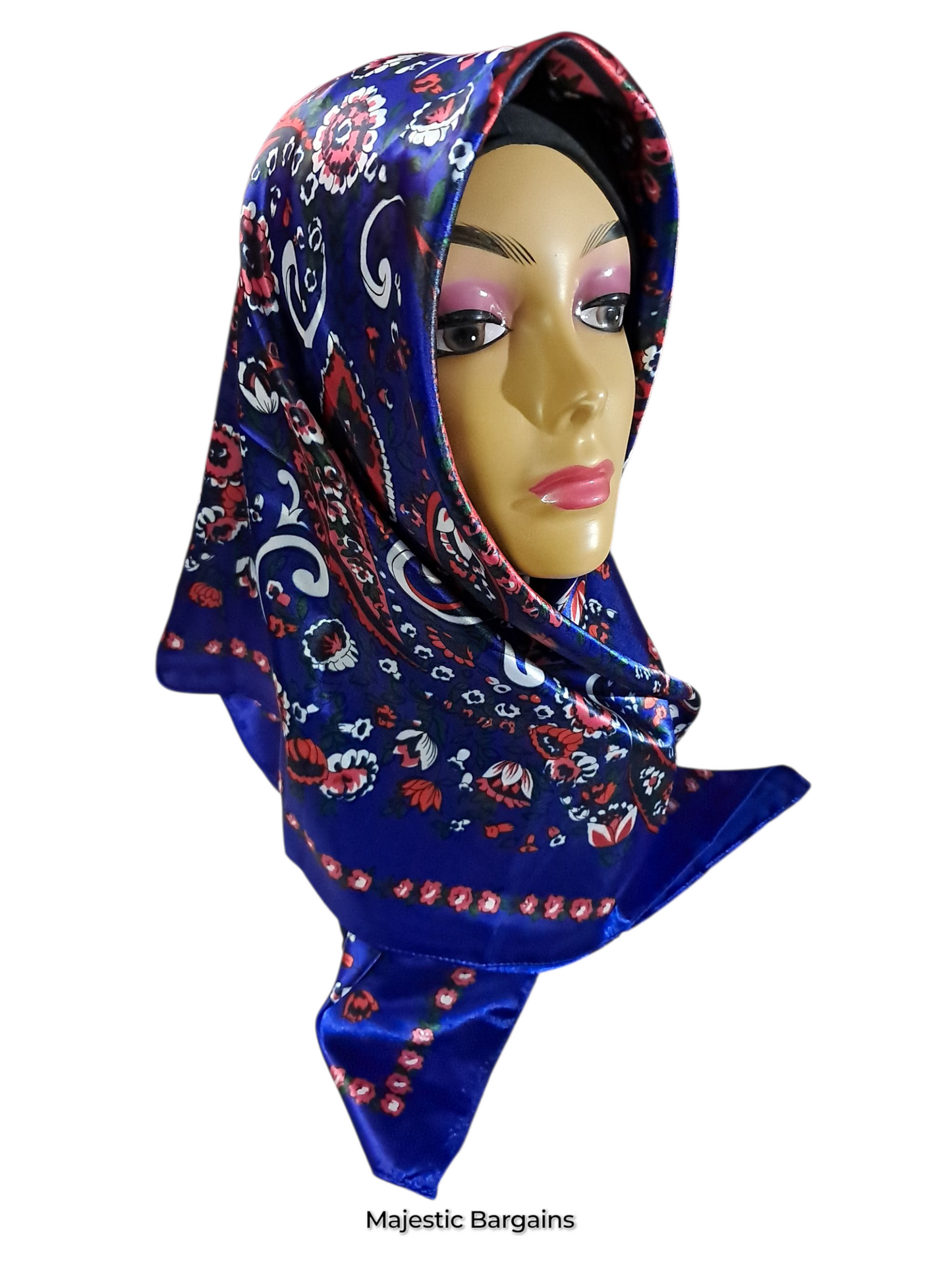 PRINTED SILK SQUARE 90X90cm