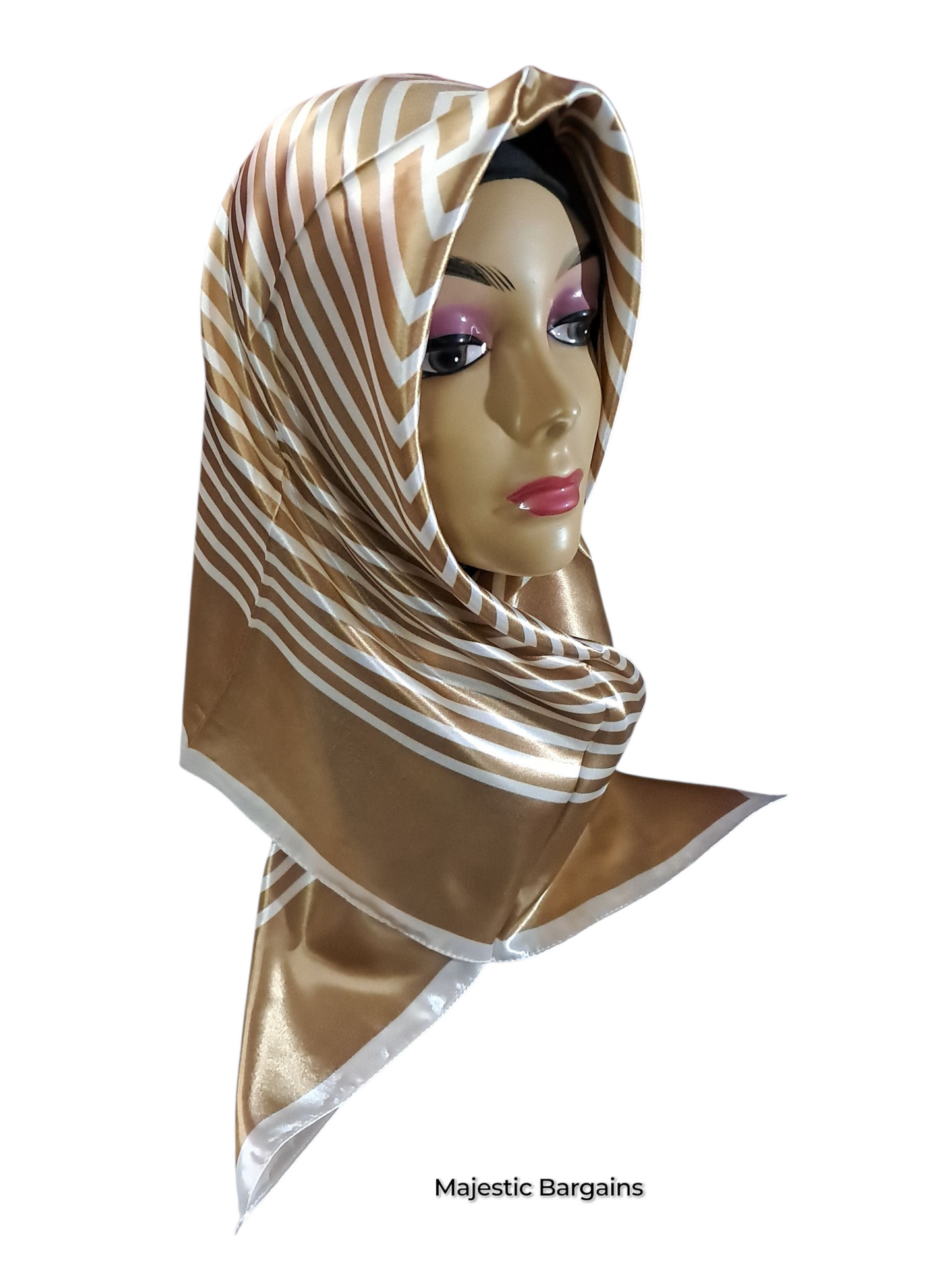 PRINTED SILK SQUARE 90X90cm