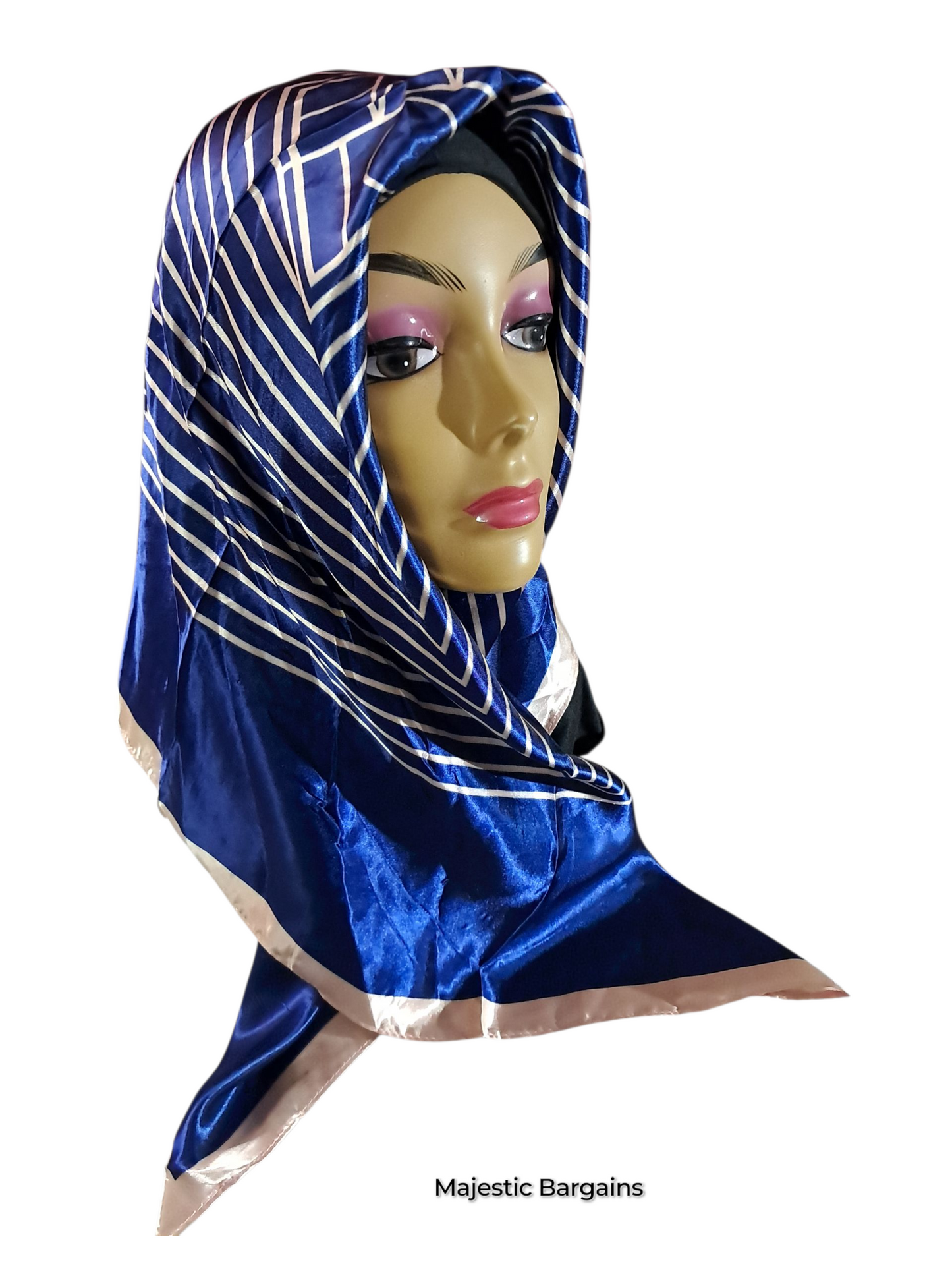 PRINTED SILK SQUARE 90X90cm