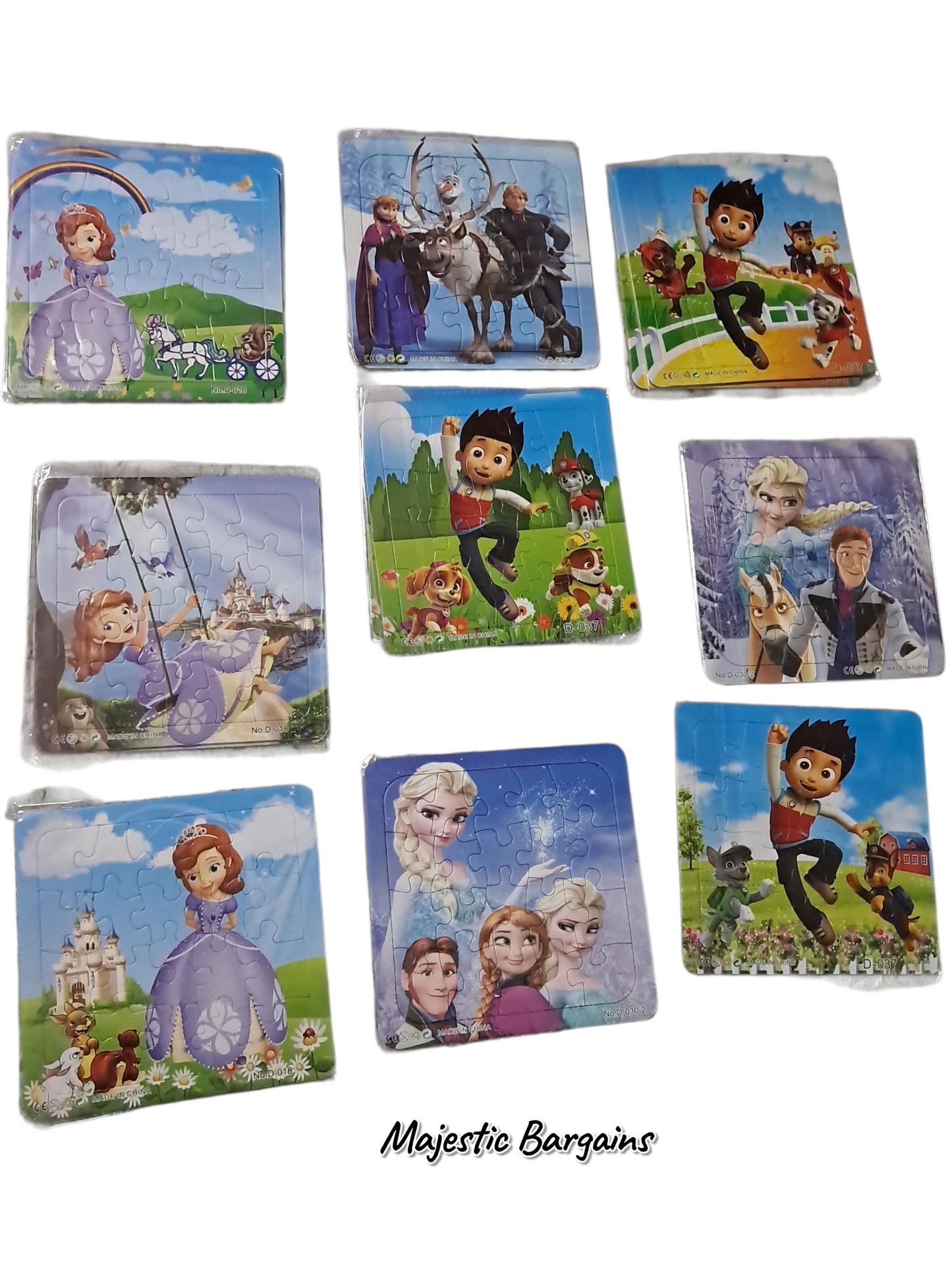 20pc MINI PUZZLES (14cmx14cm)