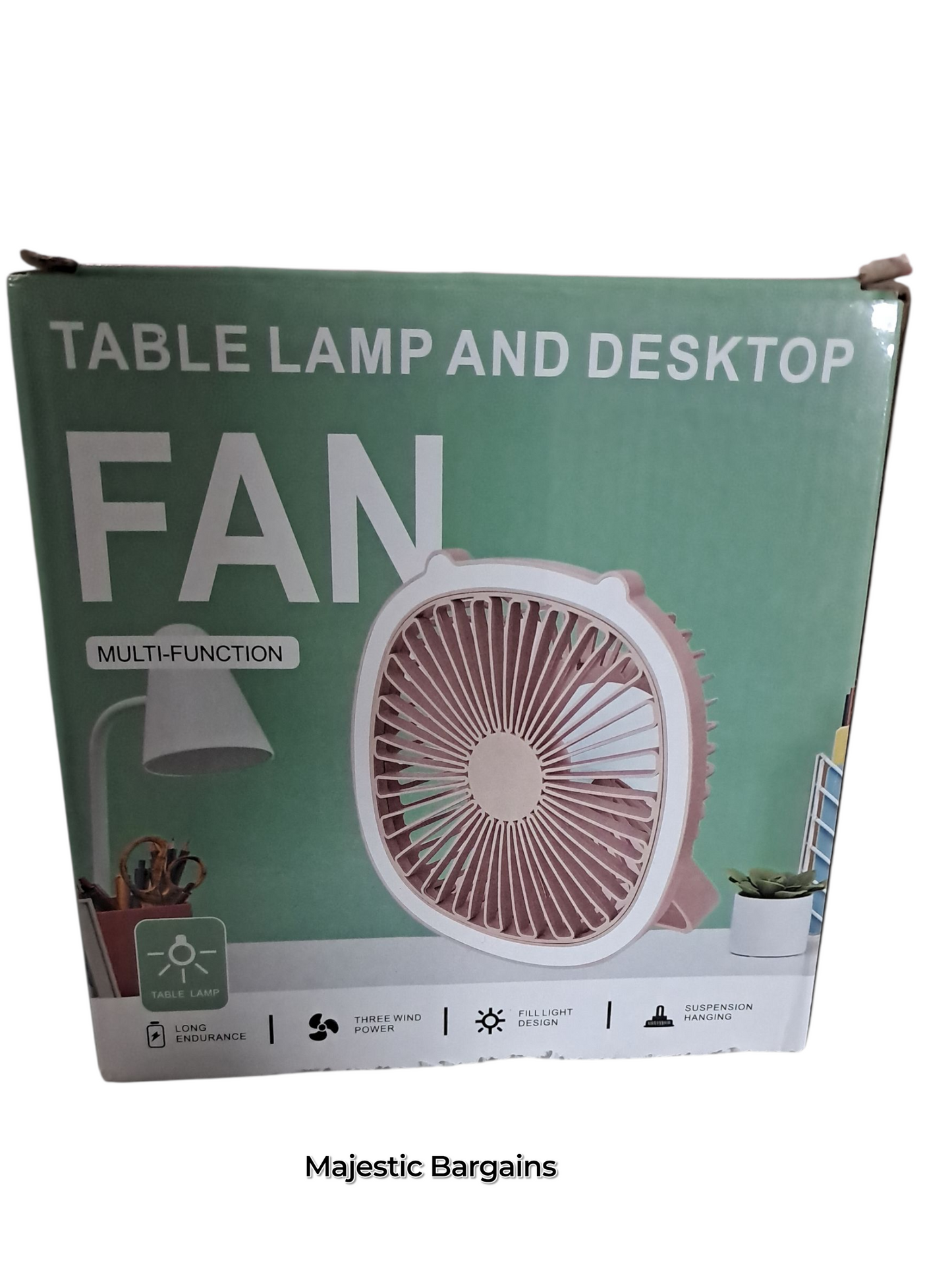 TABLE LAMP & DESKTOP FAN