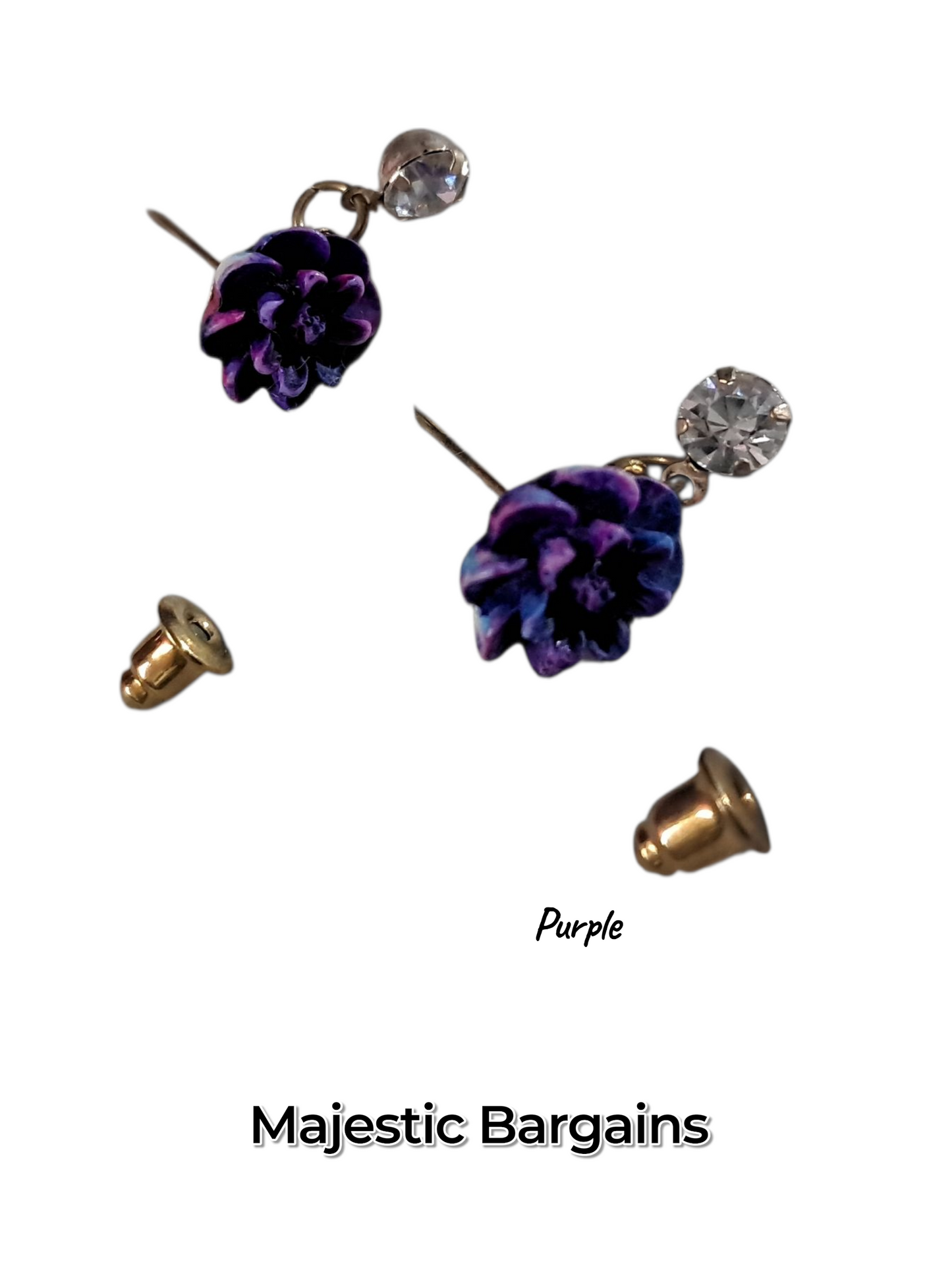 FLOWER STUD EARRINGS