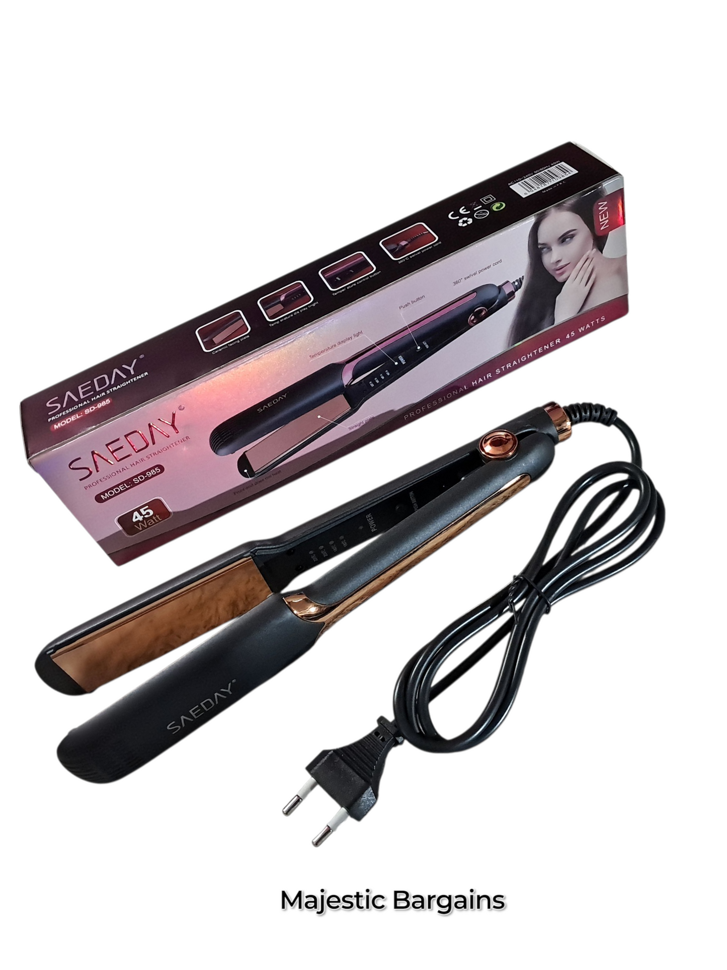 SAEDAY HAIR STRAIGHTENER 45W