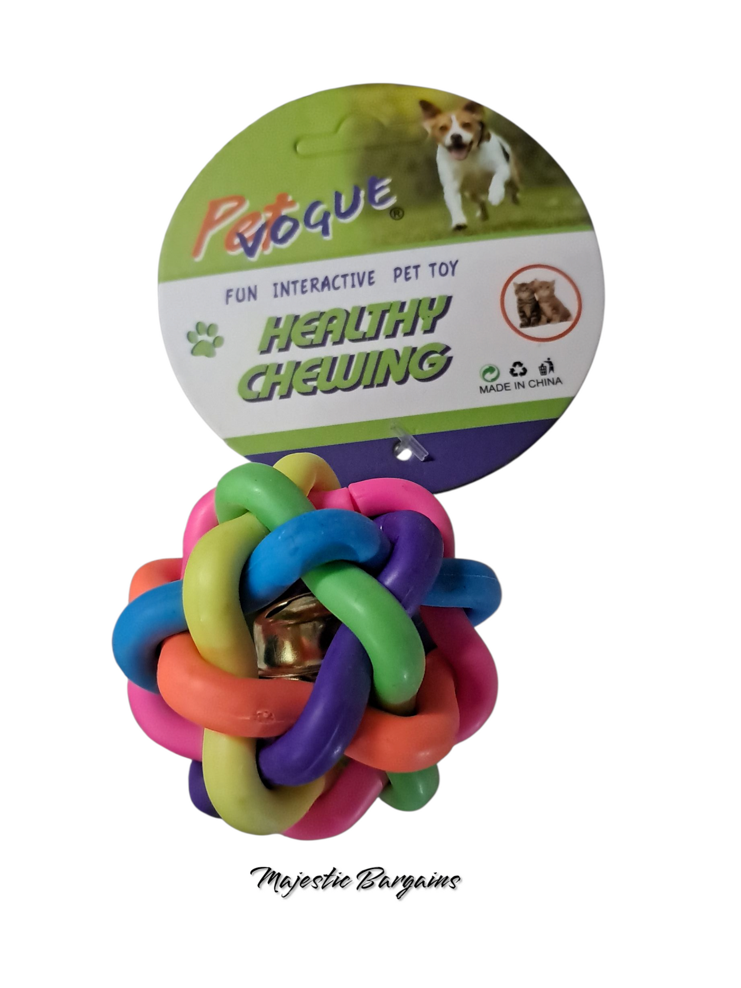 PET BALL WITH BELL INSIDE
