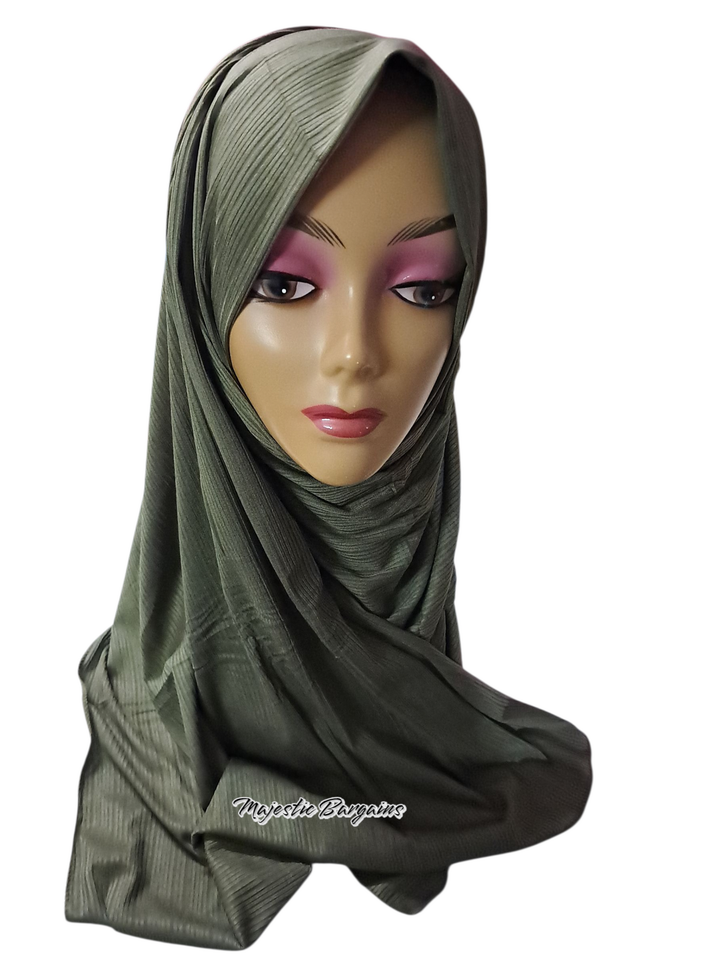 RIBBED JERSEY LONG SCARF