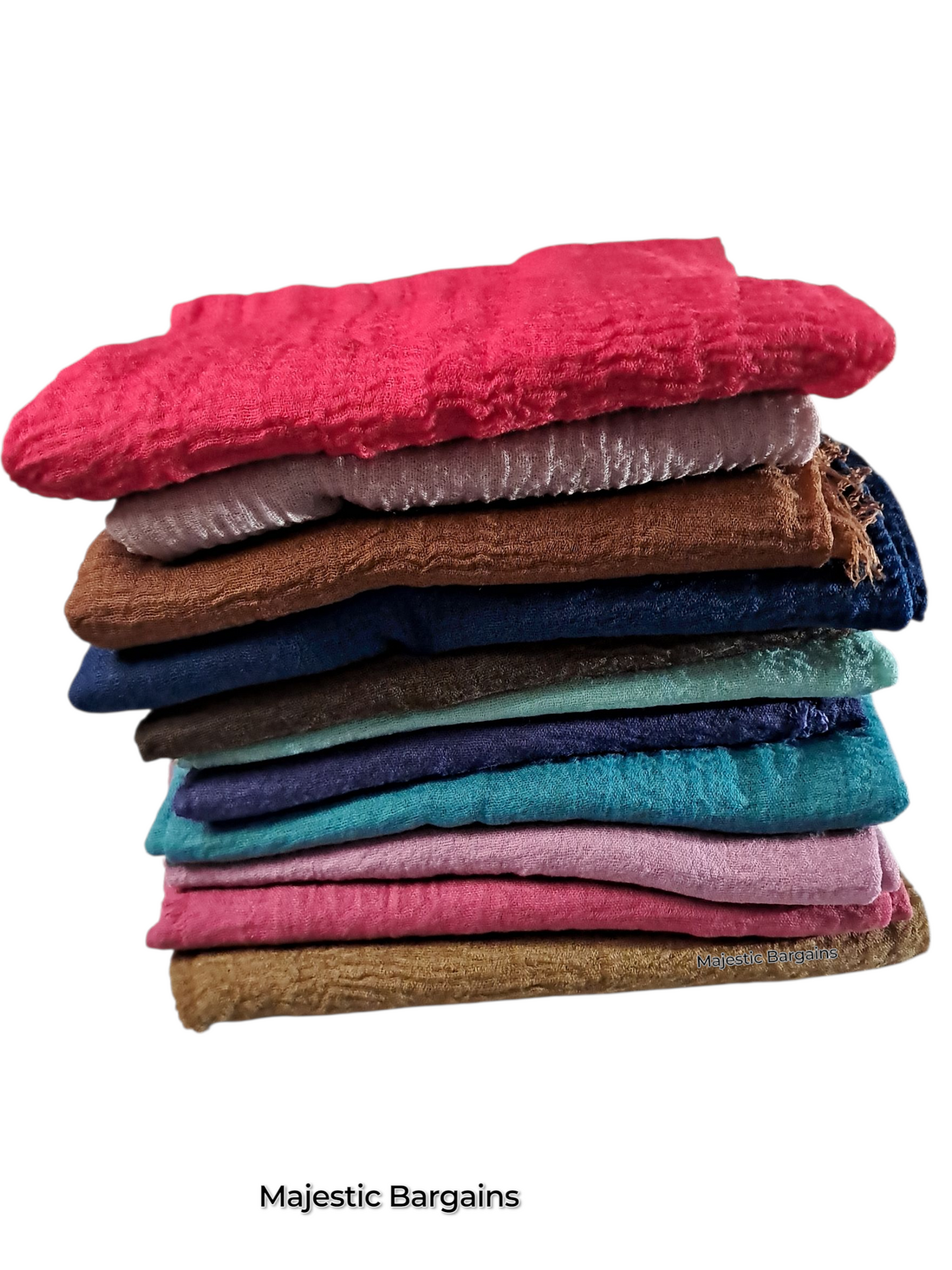 CRUSH COTTON SCARF