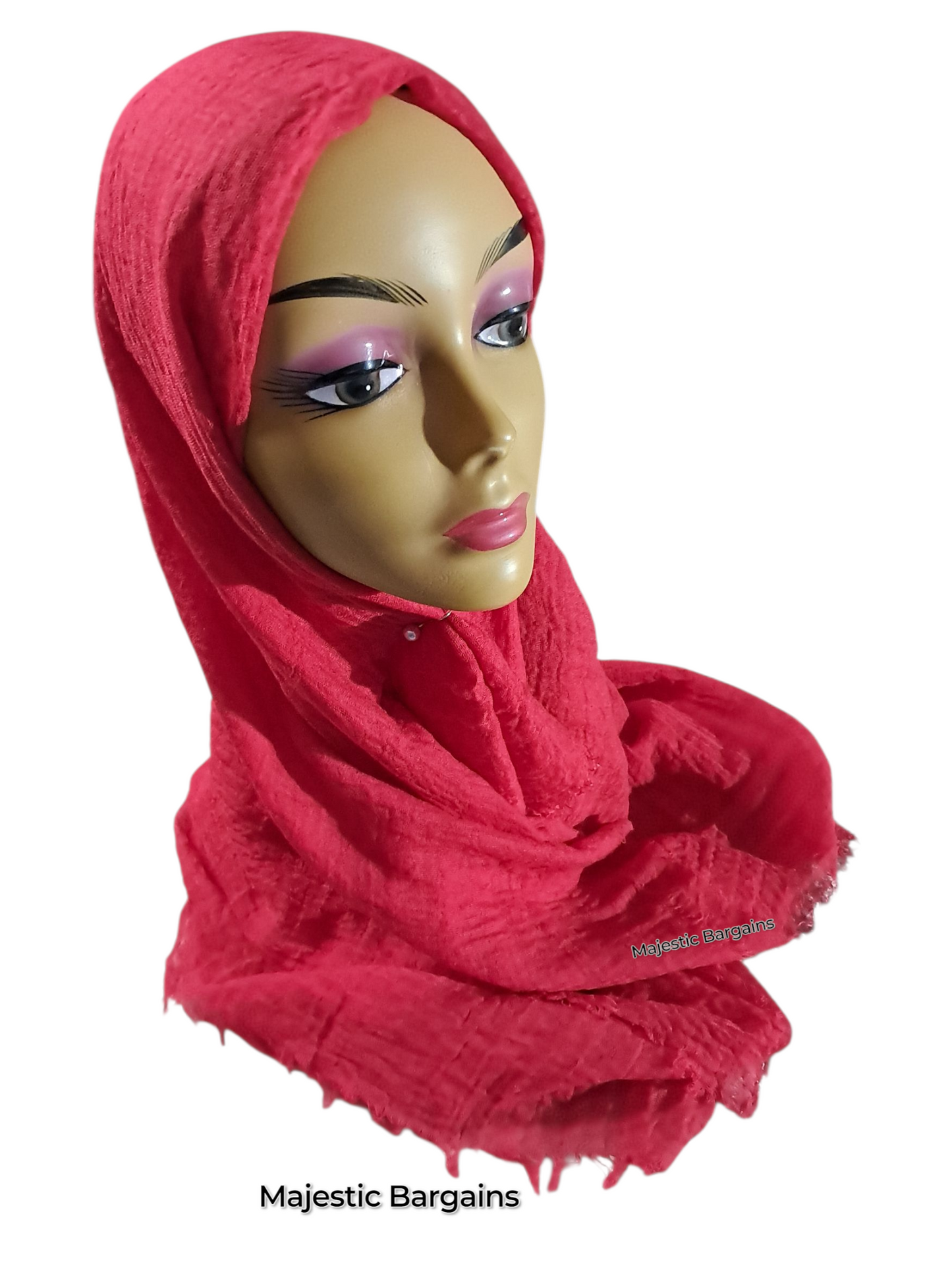 CRUSH COTTON SCARF
