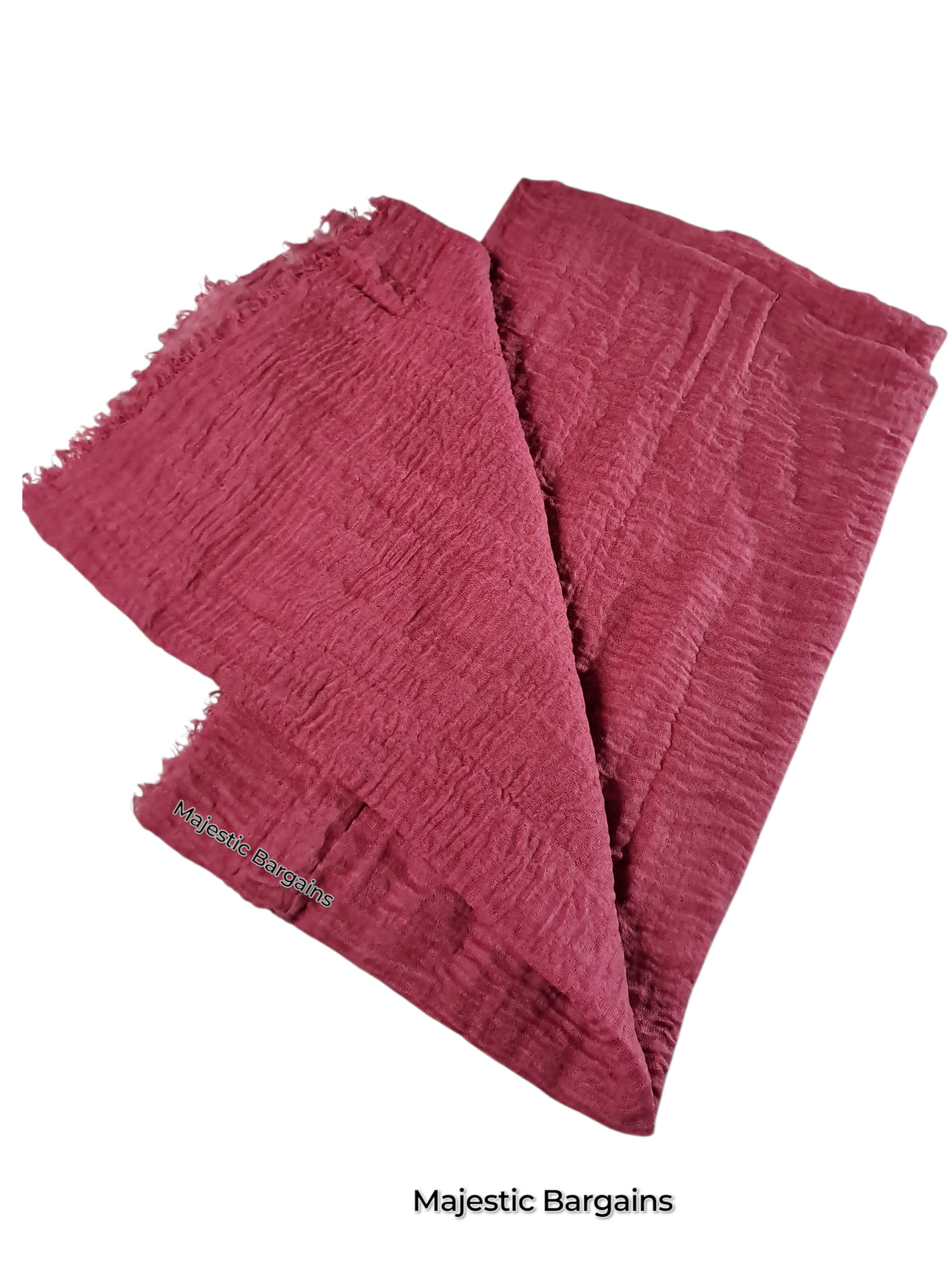 CRUSH COTTON SCARF