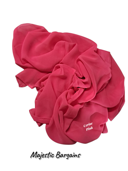 PLAIN CHIFFON SCARF