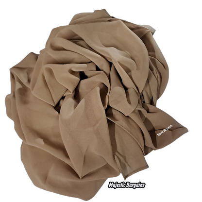 PLAIN CHIFFON SCARF