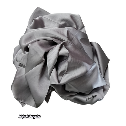VISCOSE SATIN LONG SCARF