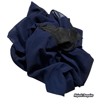 INSTANT CHIFFON WITH UNDERCAP ATTACHED