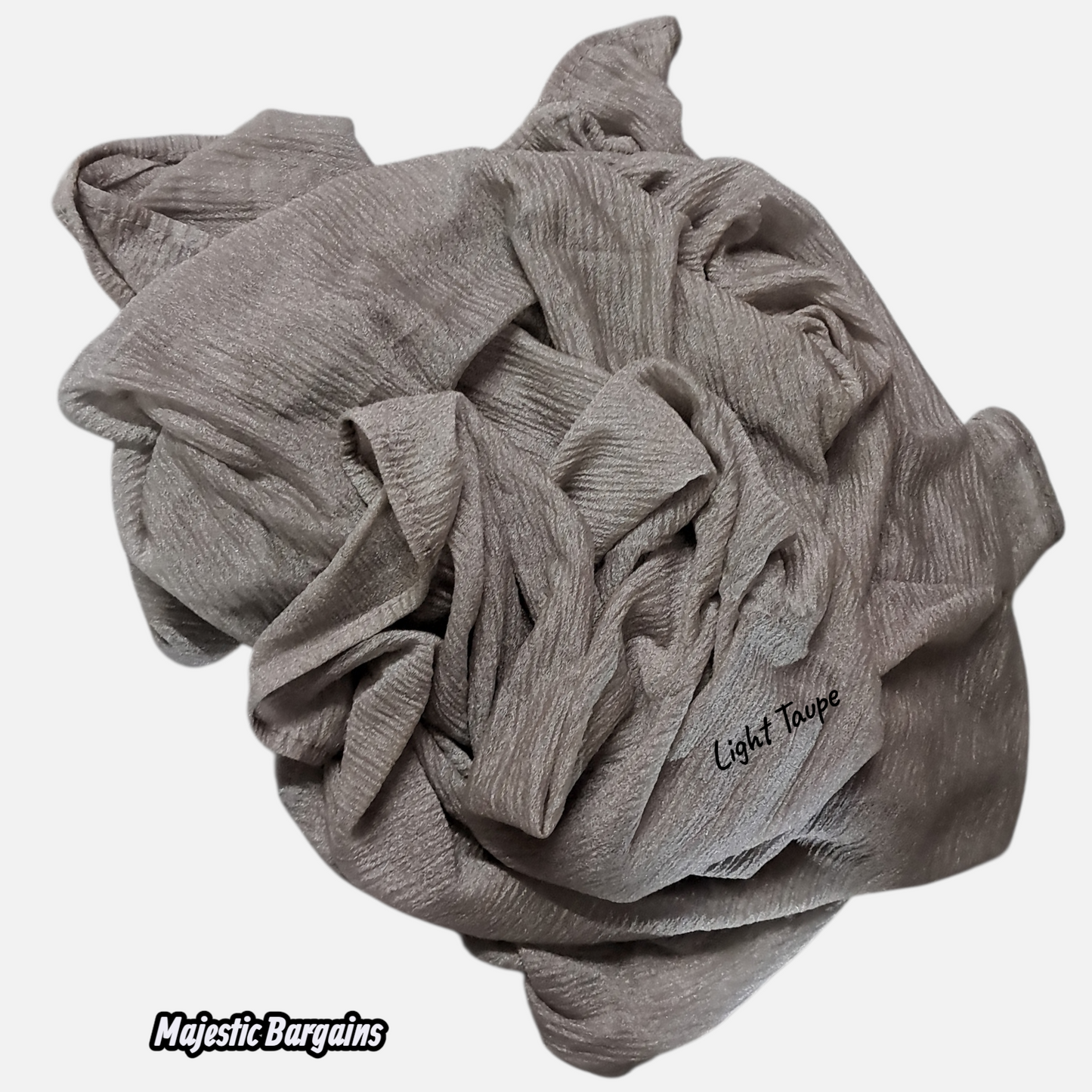 SHIMMER POLYESTER SCARF