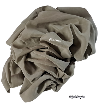 CHIFFON TIEBACK SCARF