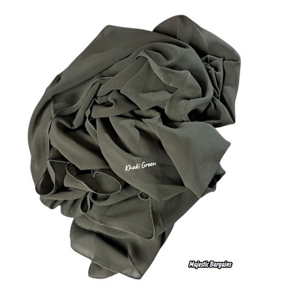 CHIFFON TIEBACK SCARF