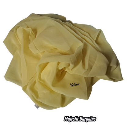 PLAIN CHIFFON SCARF