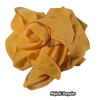 PLAIN CHIFFON SCARF