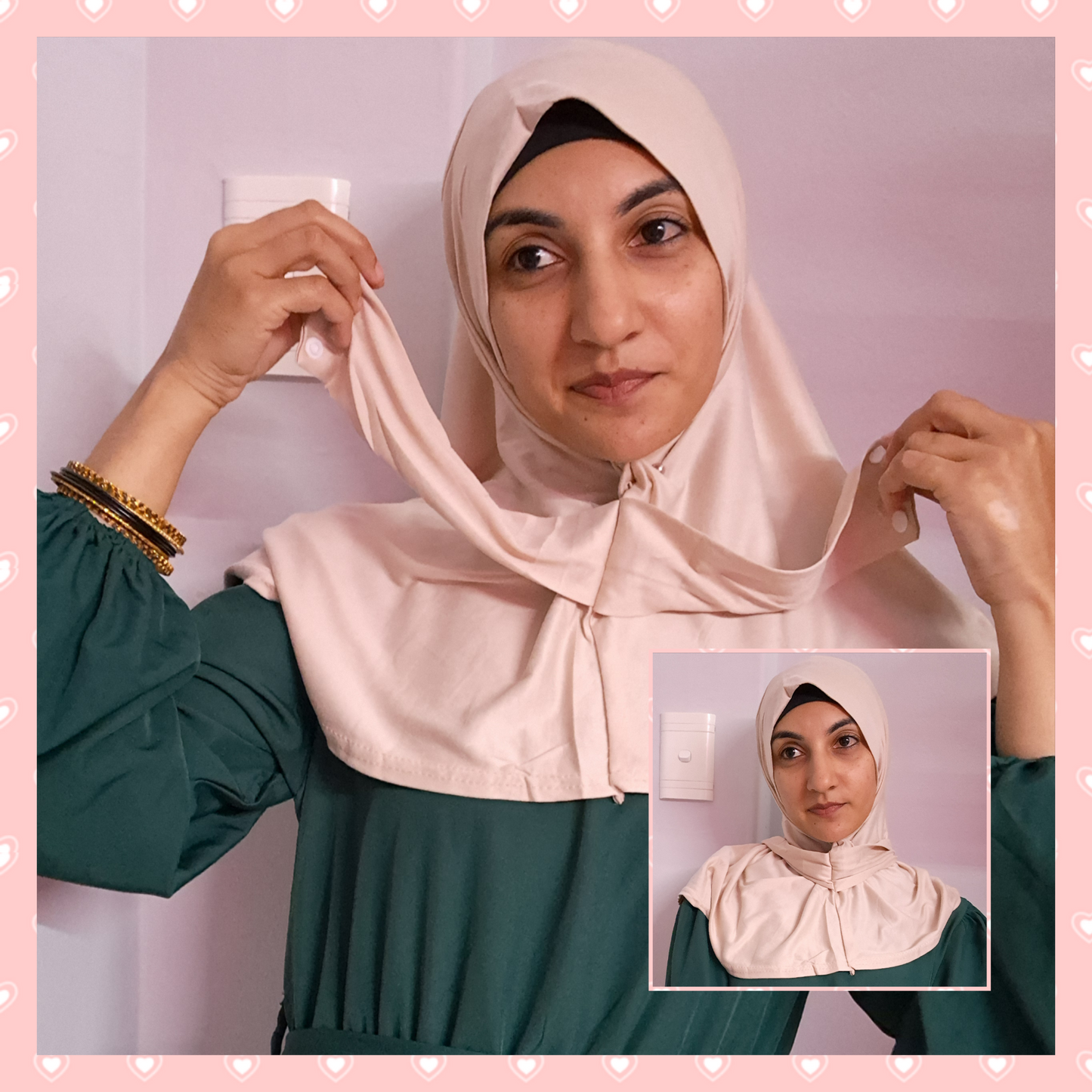 TURKISH BURQAH WITH CLIP ON BUTTON