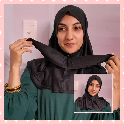 TURKISH BURQAH WITH CLIP ON BUTTON