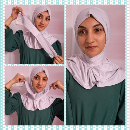 TURKISH BURQAH WITH CLIP ON BUTTON