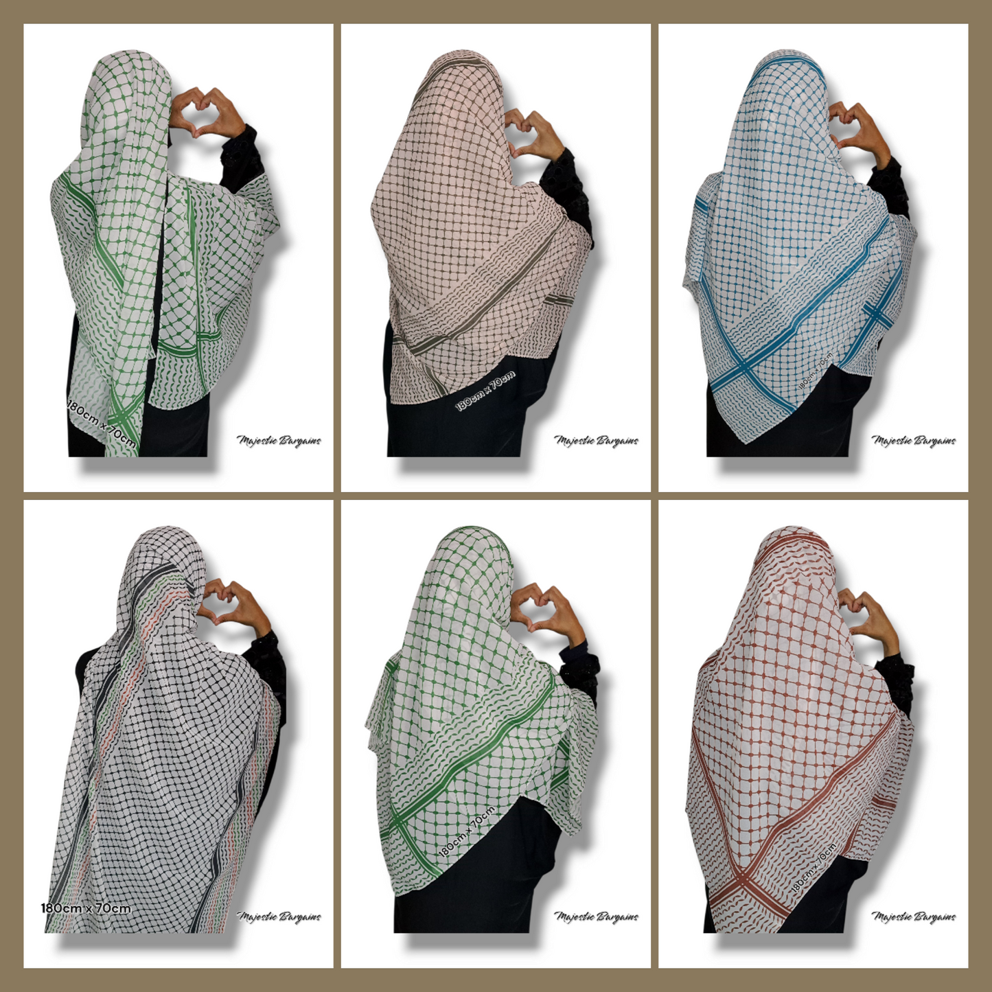 PALESTINE CHIFFON SCARF
