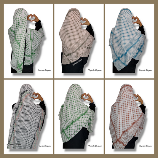 PALESTINE CHIFFON SCARF