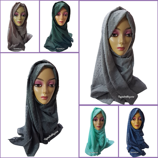 POPCORN CHIFFON SCARF