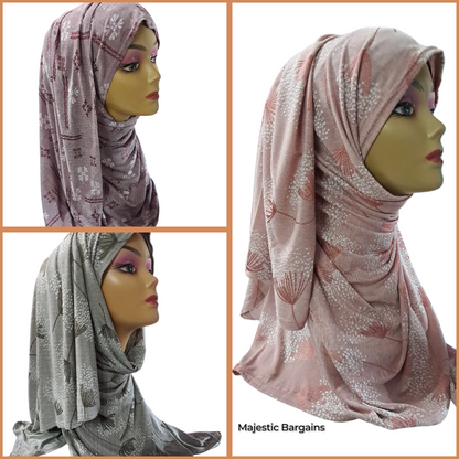 PRINTED STRETCHY SCARF