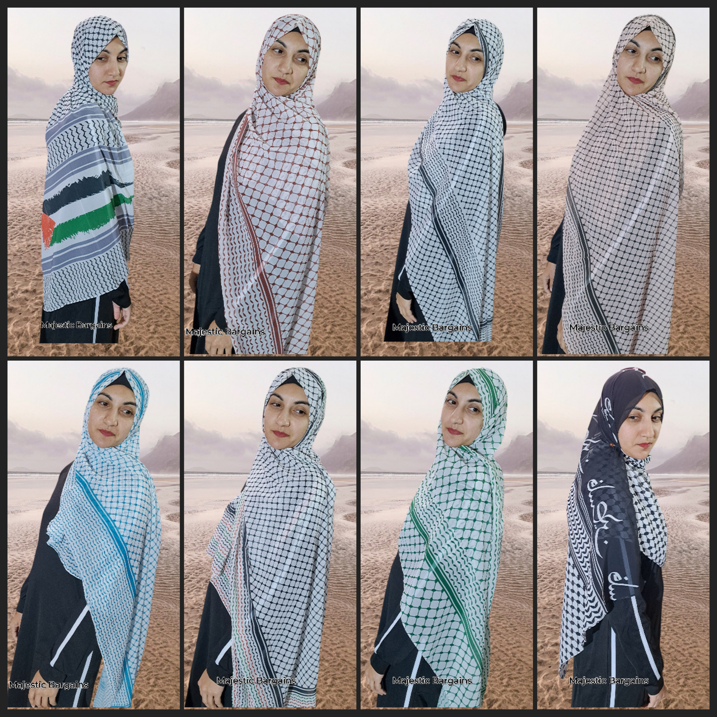 PALESTINE CHIFFON SCARF