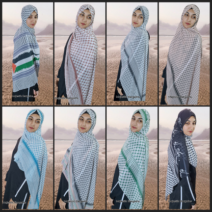 PALESTINE CHIFFON SCARF