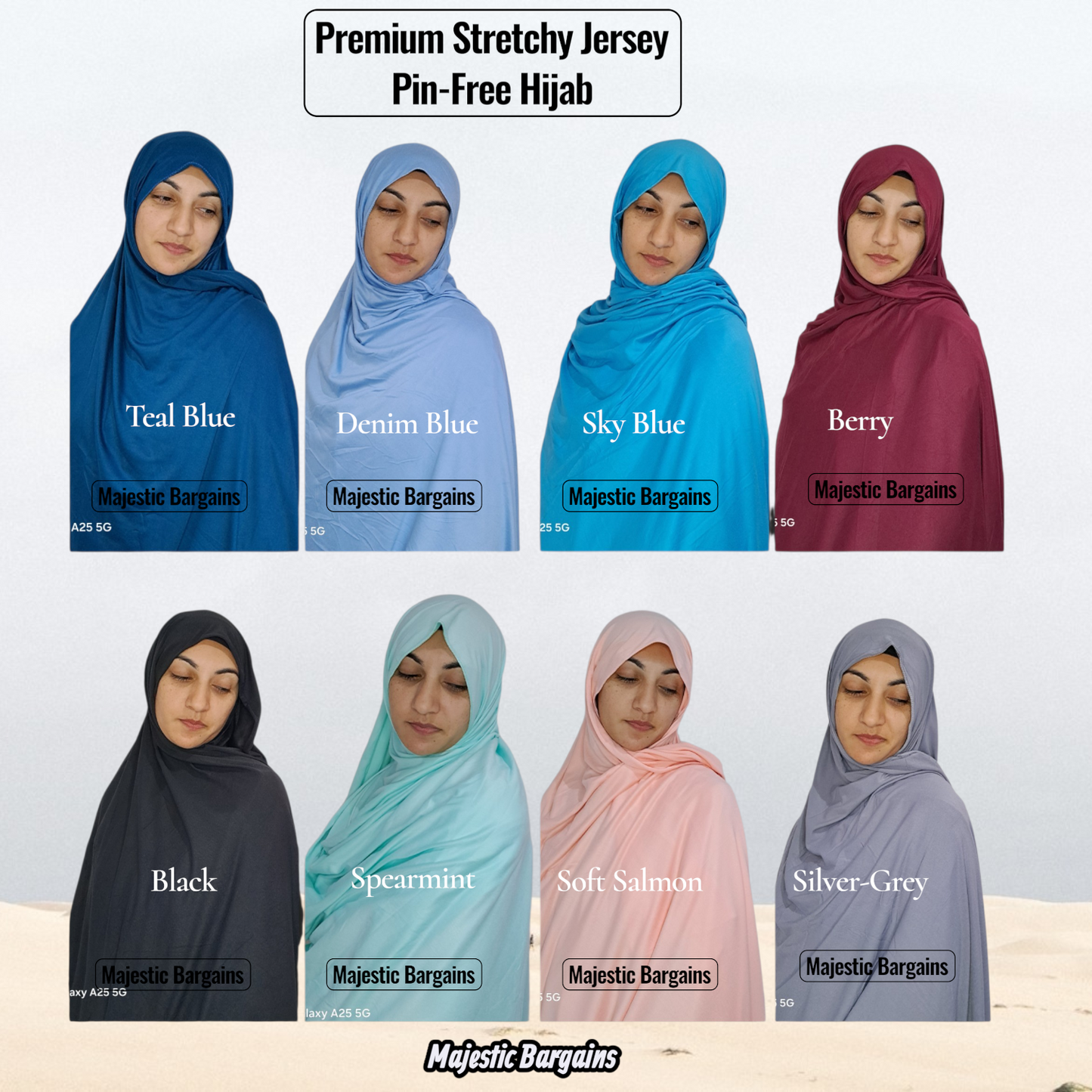 PREMIUM STRETCH JERSEY  PIN-FREE SCARF