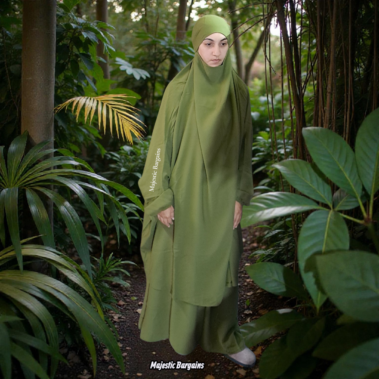 2pc JILBAB SET (SKIRT & JILBAB)