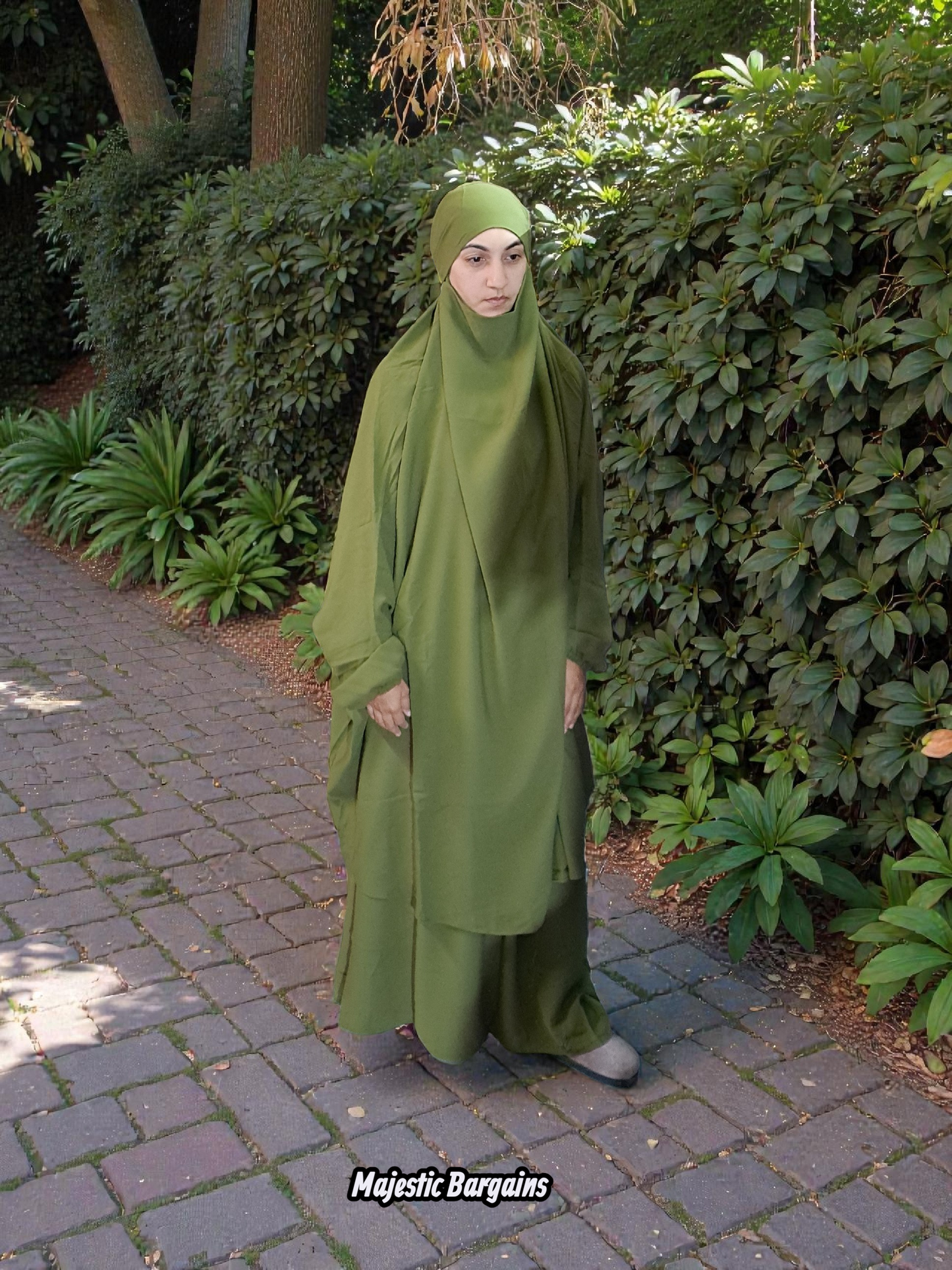 2pc JILBAB SET (SKIRT & JILBAB)