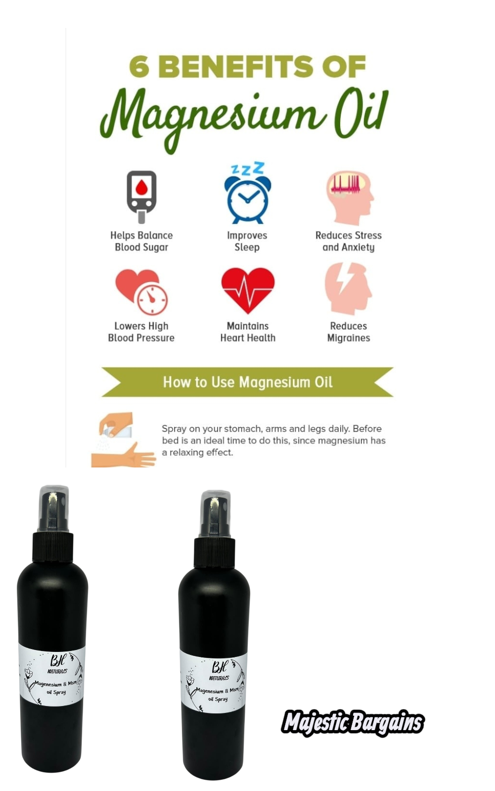 MAGNESIUM & MSM OIL SPRAY 250ML