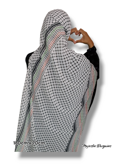 PALESTINE CHIFFON SCARF
