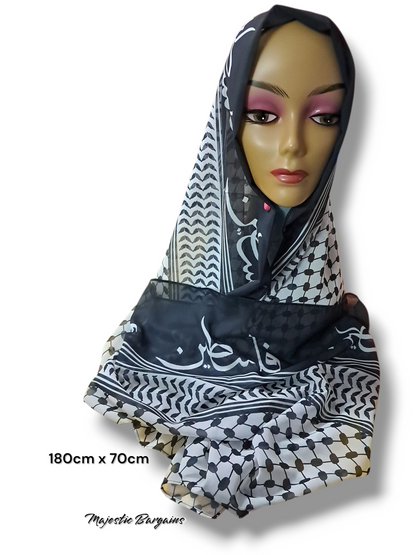 PALESTINE CHIFFON SCARF