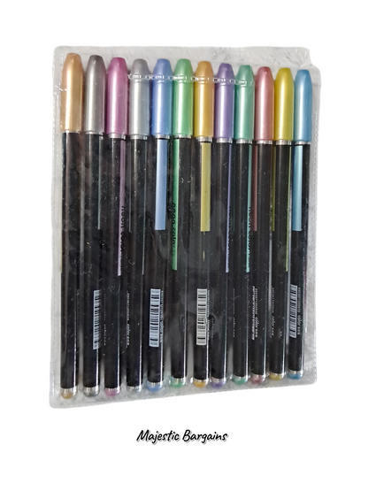 METALLIC PENS 12pc
