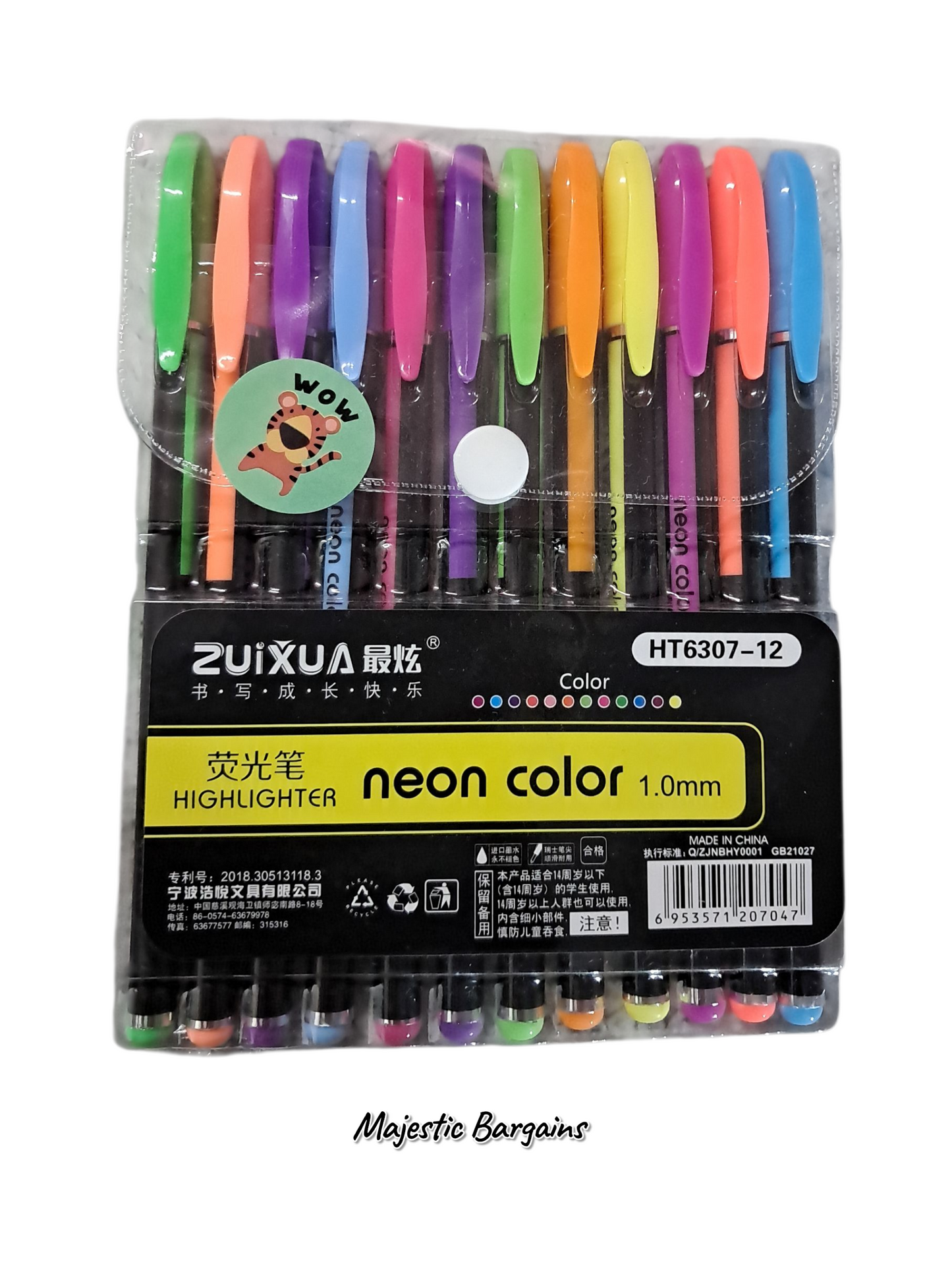 NEON HIGHLIGHTER PENS 12s