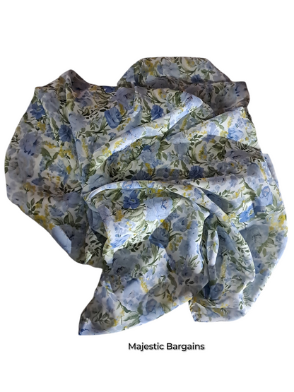 PRINTED CHIFFON SCARF
