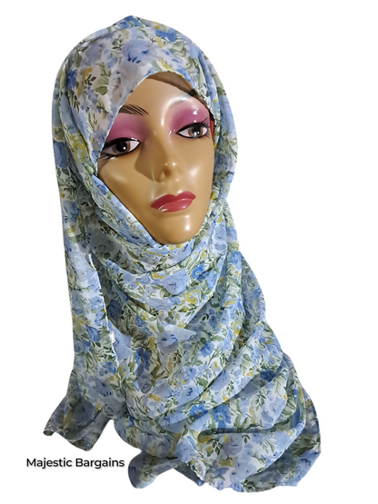 PRINTED CHIFFON SCARF