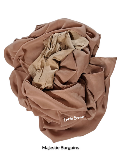 INSTANT CHIFFON WITH UNDERCAP ATTACHED