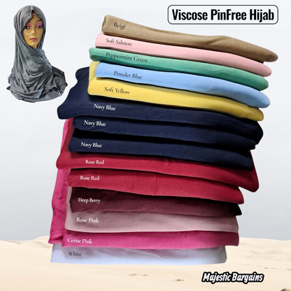 PIN FREE JERSEY HIJAB (VISCOSE)