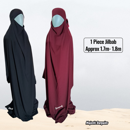 1pc FULL LENGTH JILBAB (Approx 1.7m)