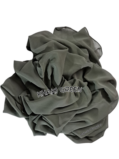 PLAIN CHIFFON SCARF