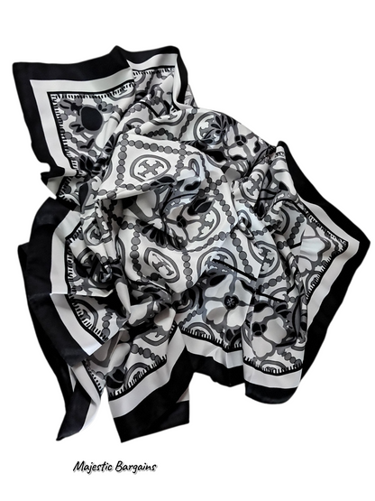 TURKISH SOFT SILK 90x90cm SQUARE HIJAB